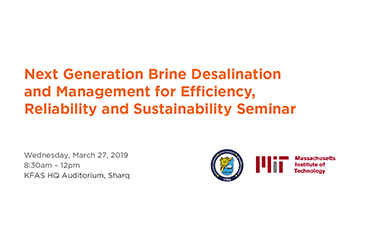 Next Generation Brine Desalination and Management Seminar